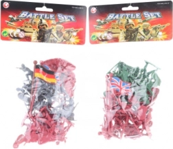 Soldats en plastique en sachet – deux ensembles de couleurs