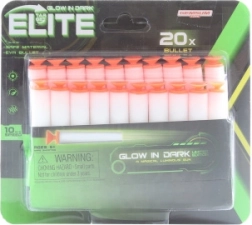 Projectiles en mousse lumineux avec ventouse – lot de 20 pièces