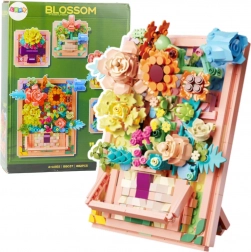 kit de construction fleurs encadrées 4-en-1, 882 pièces