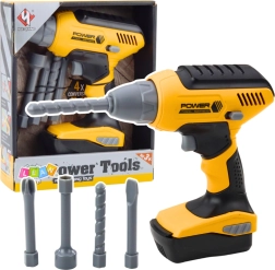 Perceuse-visseuse interactive sans fil avec LED et embouts interchangeables