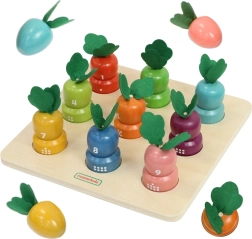 Table d’apprentissage en bois Ferme de légumes 1–9 MASTERKIDZ
