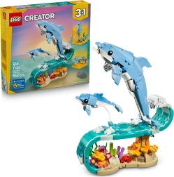 LEGO Creator 3-en-1 Animaux marins : magnifiques dauphins