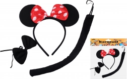 Set de carnaval - souris noire