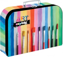 Valisette en carton laminé 34 cm pour fournitures scolaires et de loisirs créatifs