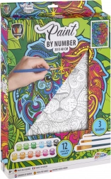 Grafix Peinture par numéros : Lion, Toile sur cadre 30x40 cm