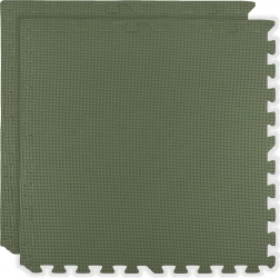 Tapis en mousse HUMBI 120×60, grands puzzles imperméables, sûr, 2 pcs, kaki
