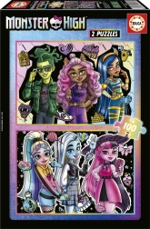 Puzzle Educa Monster High 2×100 pièces