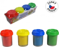 Pâte à modeler pour enfants – coffret 4 couleurs