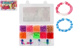 Kit créatif Loom Bands pour fabriquer des bracelets, 2 400 pièces