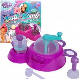 Kit créatif pour fabriquer des bombes de bain LOVE & HUGS, 10 bombes, 4 couleurs