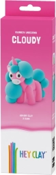 Pâte plastique Hey Clay Licornes 3 packs, Cloudy