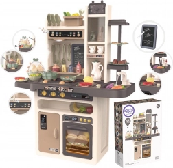 Cuisine pour enfants Woopie Home Kitchen avec circuit d’eau et 65 accessoires