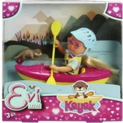 Poupée Evi Love avec kayak et accessoires