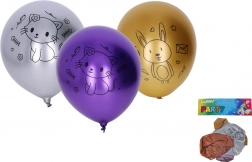 Ballons gonflables - Animaux chromés, set de 5 pièces