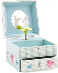 Boîte à musique DJECO avec petit lapin – vert