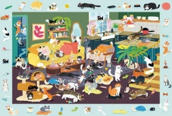 Puzzle Jeux de chats 150 pièces