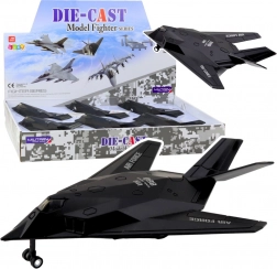 Chasseur militaire noir avec effets de lumière et de son 1:400