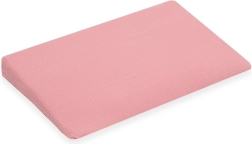 Housse en mousseline pour oreiller bébé – plan incliné New Baby Standard 59 × 37 cm rose