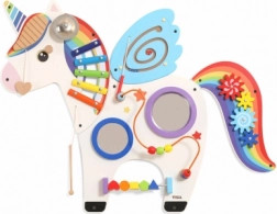 Viga panneau sensoriel mural en bois Licorne FSC Montessori