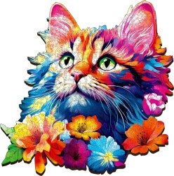 Puzzle en bois Chat 500 Pièces