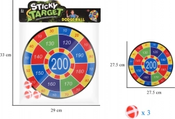 Cible pour lancer en toute sécurité avec balles en velcro 28 cm