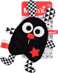 Jouet sensoriel bruissant avec étoile – noir