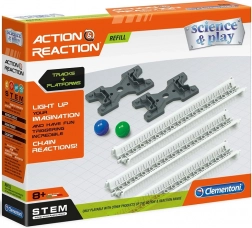 Clementoni Akcja-Reakcja – rails et plateformes, set d’extension