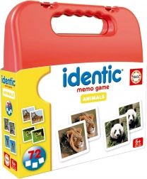 EDUCA Mémo valisette Animaux 72 cartes