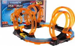 Circuit de course pour enfants avec 4 loopings