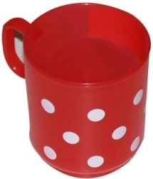 Tasse en plastique mate 0,25 l avec impression – assortiment de couleurs