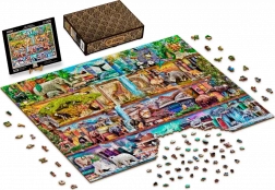 Puzzle en bois WOODEN CITY Royaume animal incroyable, 4000 pièces
