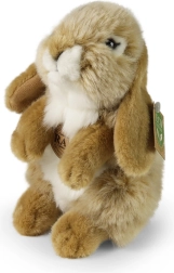 Lapin en peluche Rappa beige debout 18 cm Eco-Friendly