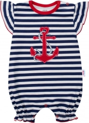 Combishort d’été fille New Baby Marine