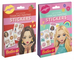 Peinture diamant Besties - autocollants
