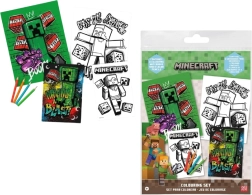 Set créatif de coloriage Minecraft