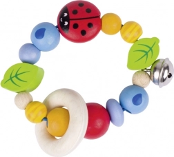 Goki Anneau moteur tactile Coccinelle avec grelot