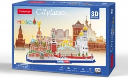 puzzle 3D city line Moscou