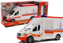 Ambulance à piles avec brancard Son et Lumière