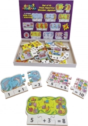 Just Jigsaws puzzle en bois pour l’addition - 30 pièces