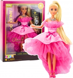 Poupée Anlily en robe rose