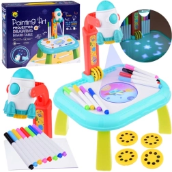 Table de projection pour enfants Cosmos avec projecteur réglable