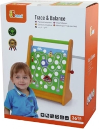 Labyrinthe en bois avec petite voiture