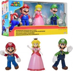 Figurines Super Mario Mario, Luigi et Princesse Peach 12 cm
