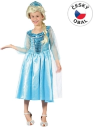 Déguisement de carnaval princesse des glaces pour enfants 110–120 cm