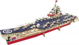 Puzzle 3D en bois Porte-avions