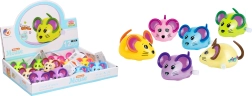 Souris en plastique à remonter 8 cm