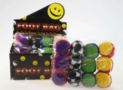 Hacky sack tricoté – balle à jongler footbag, lot de 24 pièces