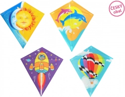 Cerf-volant losange en nylon pour enfants