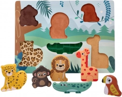 Puzzle 3D en bois Animaux de Safari