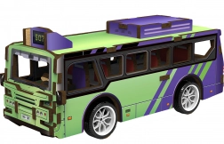 Puzzle 3D en bois Autobus